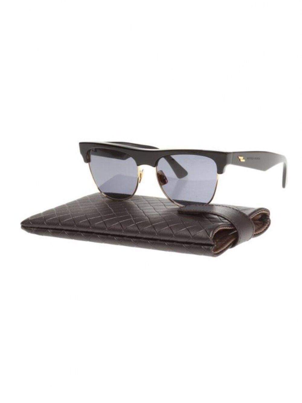 NWT BOTTEGA VENETA SUNGLASSES WOMEN BLACK EYEWEAR
